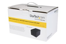 StarTech.com USB 3.0 / eSATA Hot Swap HDD Enclosure with UASP - 2-Bay Trayless 3.5" SATA III (6 Gbps) Hard Drive Enclosure (S352BU33RER) - harddisk-array