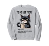 To Do List Today Cat Sweatshirt