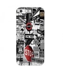 Coque iphone 7 iphone 8 underground route 66 street urban noir blanc rouge