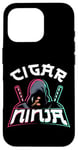 iPhone 16 Pro Cigar Smoking Ninja Vintage Cigar Ninja Case