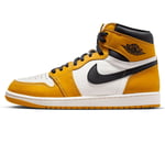 Chaussures Nike Air Jordan 1 Retro High Og Homme DZ5485-701 Blanc Jaune Noir