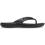 Crocs Unisex Classic Flip Flip flops, Black, 8 UK Men/ 9 UK Women