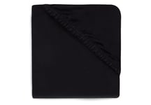 Jollein Jersey Black Drap-Housse Rond pour Matelas de Parc 95 cm 511-537-00021