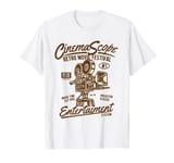 CinemaScope Retro Movie Festival - Film Club Film Lovers T-Shirt