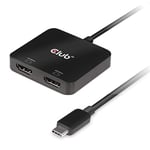 Club 3D Hub USB Type-C 3.2 MST vers Dual HDMI™ 4K60Hz St./B.