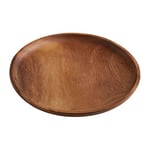 Premier Housewares Assiette en bois d'acacia Marron 3 x 26 x 26 cm