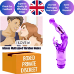 Vibrator Sex Toys Realistic Vibrating Dildo for Women Men G-spot Rabbit Wand UK