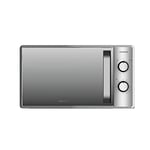 Cecotec Four à micro-ondes avec grill Grandheat 3160 miroir de 20 litres, 700 W, 6 niveaux de puissance, revêtement iTech Anti-Dirt et technologie 3DWave, mode décongélation, minuterie, porte miroir