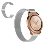 Samsung Galaxy Watch Active 20mm milanese klockarmband i rostfritt stål - Silver