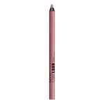 NYX Professional Makeup Crayon à Lèvres Mat, Sans transfert, Waterproof, Sans Bavure, Longue Tenue, Formule Vegan, Line Loud, Fierce Flirt (13)