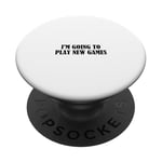 Je vais jouer à de nouveaux jeux PopSockets PopGrip Adhésif