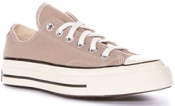 Converse A06523C Chuck 70 Low Vintage Lace Up Trainers Taupe UK 3 - 8