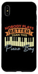 Coque pour iPhone XS Max Piano Claviers Pianiste Kid