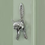 Polished Chrome "Fantastic Mr Fox" Fox Head Door Knocker Front Door Furniture