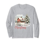 Small Town Christmas Farm Animal Long Sleeve T-Shirt