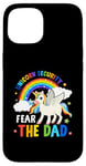 iPhone 15 Halloween Costume Men Unicorn Security Fear The Dad Rainbow Case