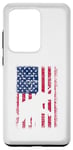 Coque pour Galaxy S20 Ultra Drapeau américain éléphant vintage patriotique 4 juillet