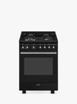 Smeg CX61GMBL Dual Fuel Cooker, Black