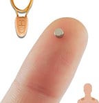 Oreillette Espion Bluetooth Ecouteur Mini Invisible Examen Nano Caché pour Telephone Microphone et Bandes Adhésives - Casque sans Fil Discrete Ecoute à Distance (Oreillette Espion Nano V4)