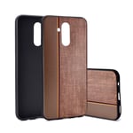 Huawei Mate 20 Lite cloth texture soft case - Coffee