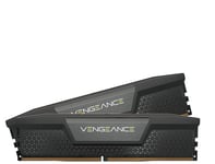 CORSAIR VENGEANCE DDR5 RAM 64GB (2x32GB) 6000MHz CL38 Intel XMP iCUE Compatible Computer Memory - Black (CMK64GX5M2B6000C38)