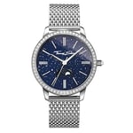 Thomas Sabo Femmes-Montre Glam Spirit Moonphase bleu Analog Quarz WA0326-201-209-33 mm