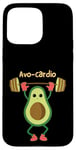 iPhone 15 Pro Max Avo Cardio Fitness Gym Workout Weights Deadlift Funny Case