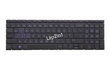 New UK Purple Backlit Keyboard for HP Pavilion Gaming 15-CX 15-DK 15T-DK 15-EC