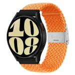 Flettet elastisk armbånd Samsung Galaxy Watch 6 (44mm) - Oransje