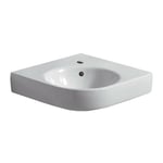 Geberit - Lavabo d'angle renova compact pied longueur 500 mm blanc