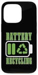 iPhone 13 Pro Battery Recycling Raise Awareness Lovers Trash Day Recycling Case