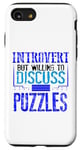 Coque pour iPhone SE (2020) / 7 / 8 Puzzle Lover Introverti discutera des puzzles Fun Puzzler