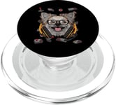 Gamer Chihuahua Gamer Gamer Jeu vidéo pour garçon PopSockets PopGrip pour MagSafe