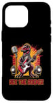 iPhone 16 Pro Max Rex the Rocker Dinosaur Band Case