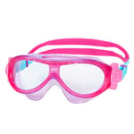 Zoggs Kids' Phantom Mask with UV Protection And Anti-fog Swimming Goggles, Pink/Purple/Aqua, 0-6 Years