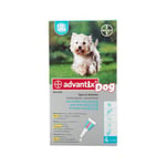 Advantix Petit Chien - 4 à 10 kg - 4 pipettes