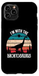 iPhone 11 Pro I'm With The Dinosaur Brontosaurus, Dino Gifts For Kids Case