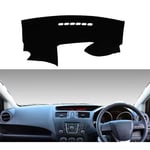 LINGJIE Respirant Tableau De Bord De Voiture Dash Couverture Mat, pour Mazda 5 Pad PREMACY 2011 2012 2013 2014 2015 2018, Tableau De Bord De Voiture Étanche À La Lumière