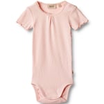 Wheat Edna rib kortermet body, rose ballet