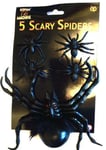 5 Scary Spiders Halloween Horror Props Decorations