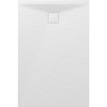 Receveur de douche rectangulaire 120x80 cm blanc smc pierre composite teja 85059058