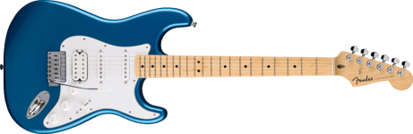 Fender Standard Stratocaster HSS MN White Pickguard Aqua Marine Metallic