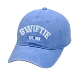 Taylor Swift 1989 Basebollkepsar Herrar Damer Swiftie Trucker Hip Hop Truckerhatt Light blue