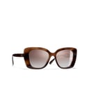 CHANEL Pillow Sunglasses CH5422B Tortoise/Mirror Brown