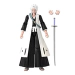Anime Heroes Bleach Figures Hitsugaya Toshiro Action Figure Articulated Anime Figure With Swappable Arms And Faces Bandai Bleach Action Figures, 17 cm