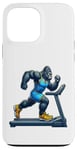 Coque pour iPhone 13 Pro Max Gorilla Running sur tapis de course Fitness Gym Entraînement