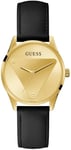 Guess GW0642L1 Emblem Guld/Læder Ø36 mm