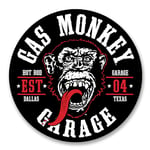 Gas Monkey Garage Round Seal Sticker