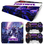 Kit De Autocollants Skin Decal Pour Console De Jeu Ps4 Slim Corps Entier Fortnite Fortnite, T1tn-Ps4slim-1847