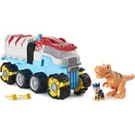 LA PAT' PATROUILLE – CAMION PAT' PATROUILLE DINO PATROLLER – Camion Jouet Motorisé Tout-Terrain Dino Rescue avec Figurines Dinosaure et Chase – 6058905 – Paw Patrol – Jouet Enfant 3 Ans et +